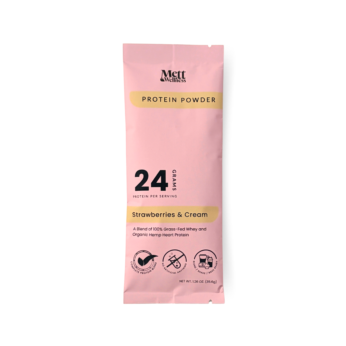Strawberries & Cream Protein - Single Serving