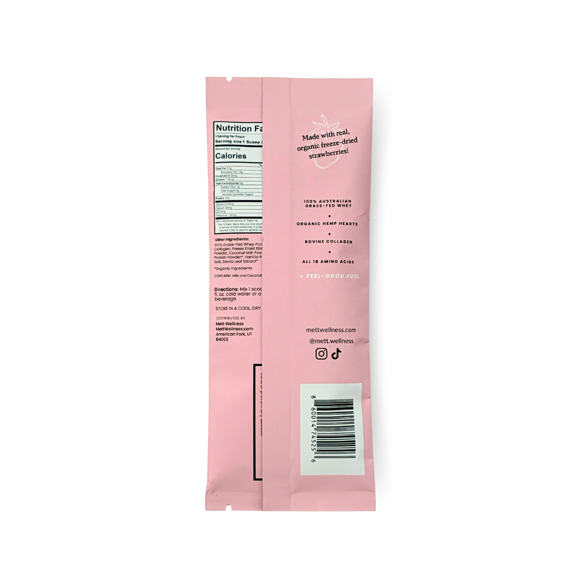 Strawberries & Cream Protein - Single Serving
