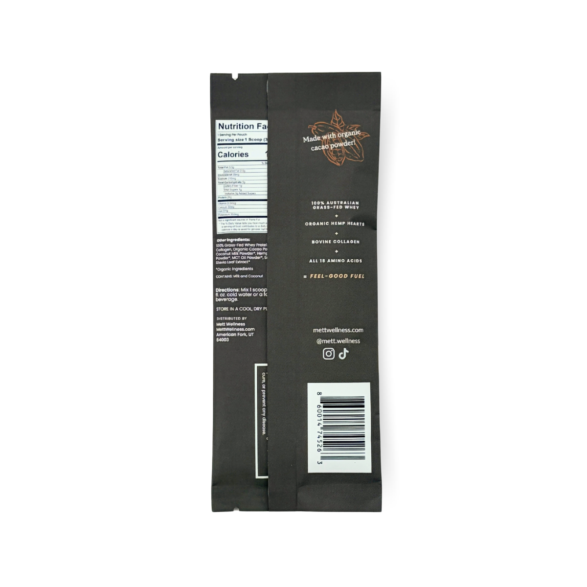 Dark Chocolate Protein - Single Serving