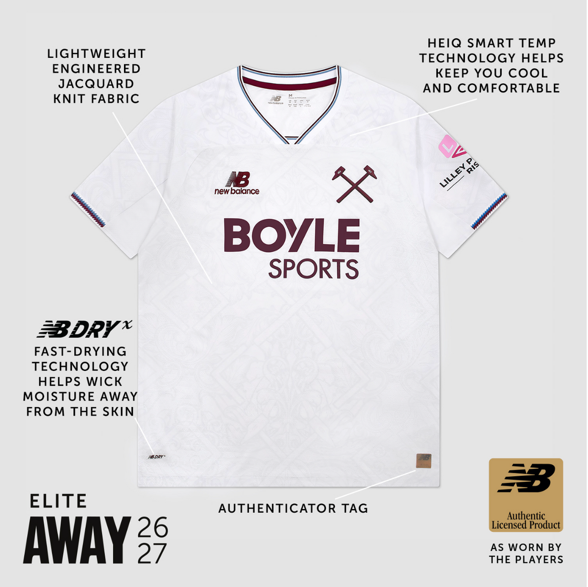 West Ham 26/27 Womens Elite Away Shirt