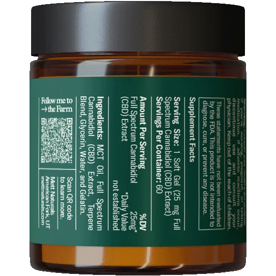 Daily, Full Spectrum CBD Softgels