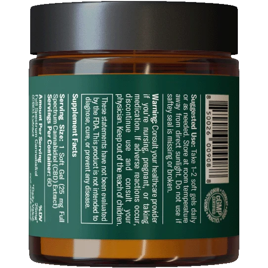 Daily, Full Spectrum CBD Softgels