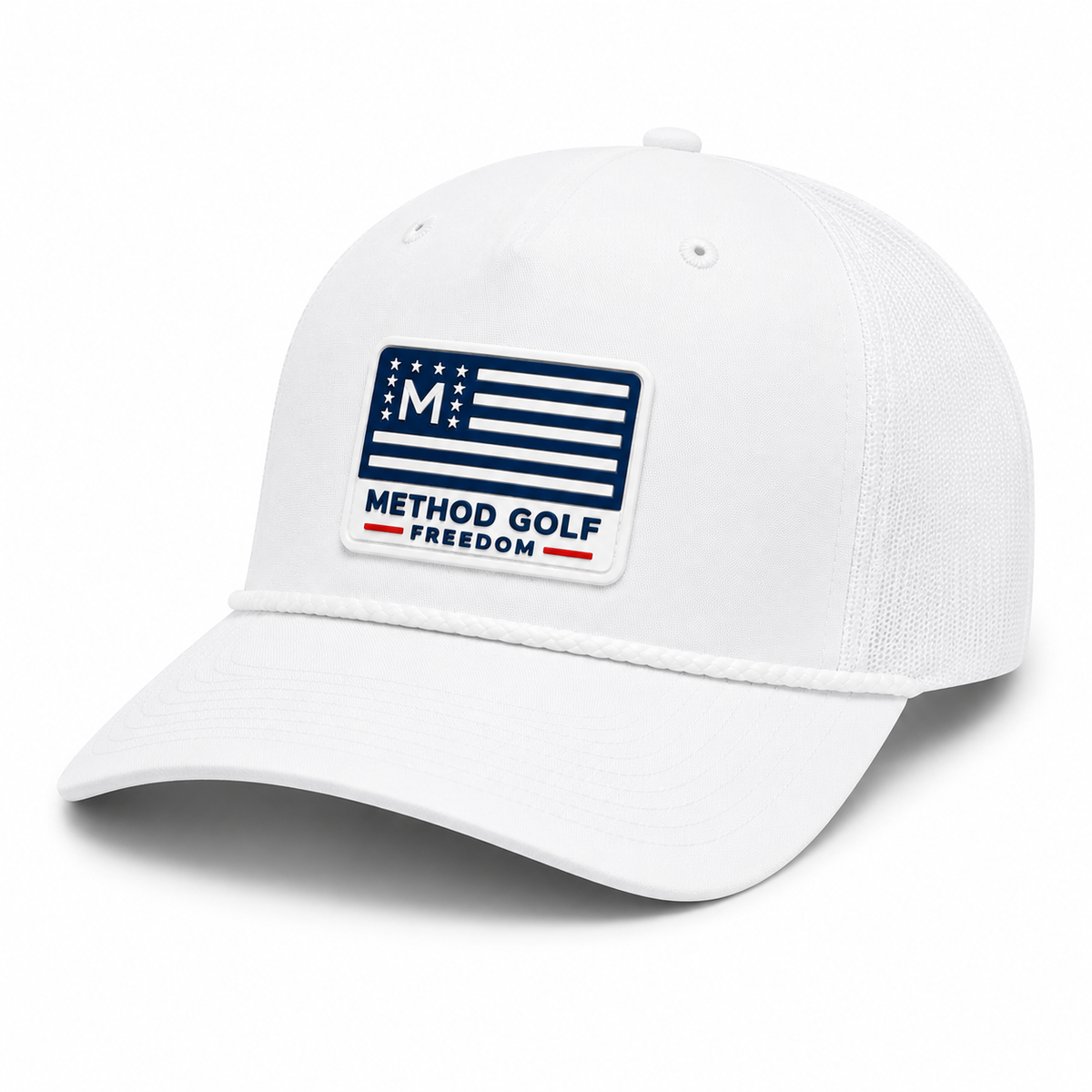Freedom Series Patch Hat - White