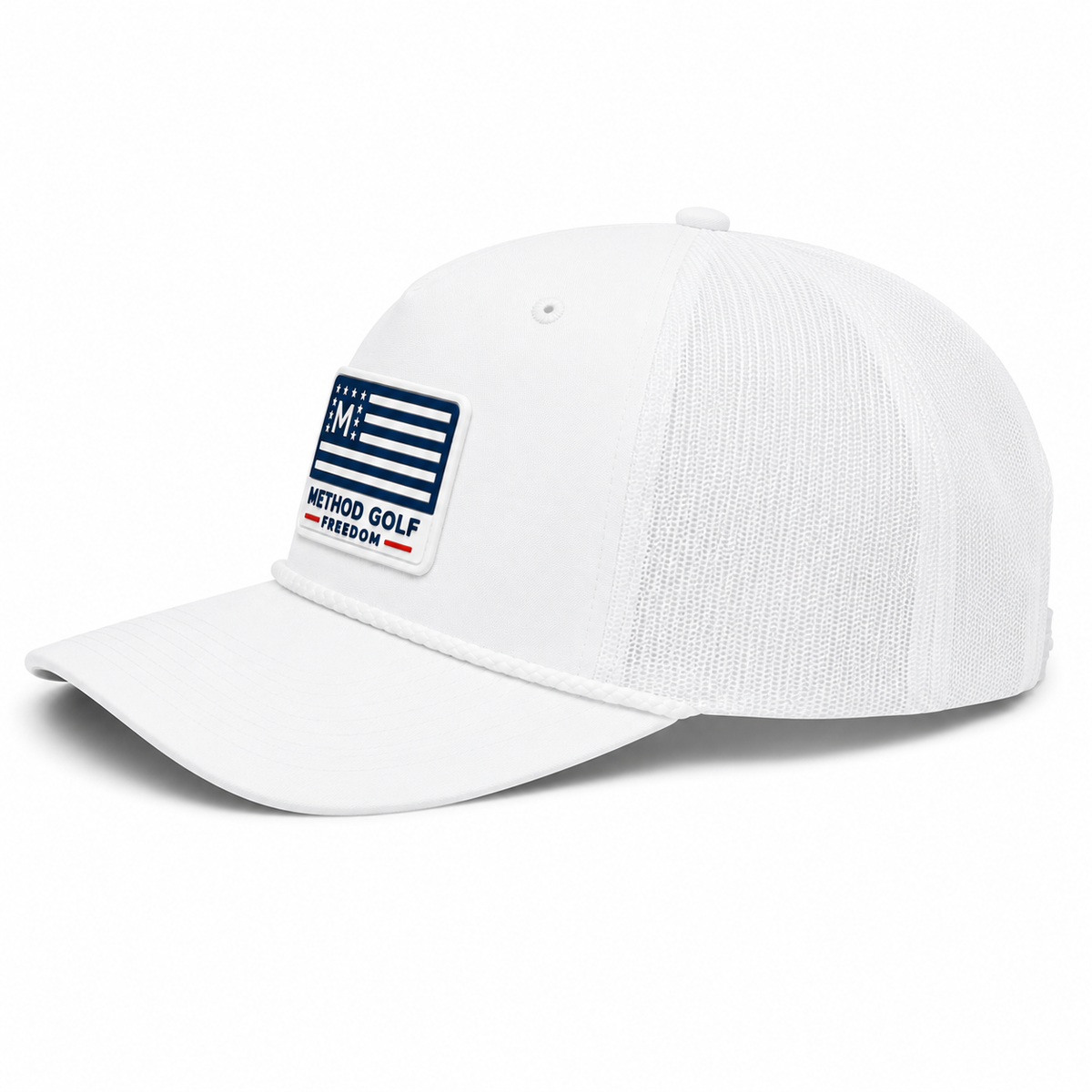 Freedom Series Patch Hat - White